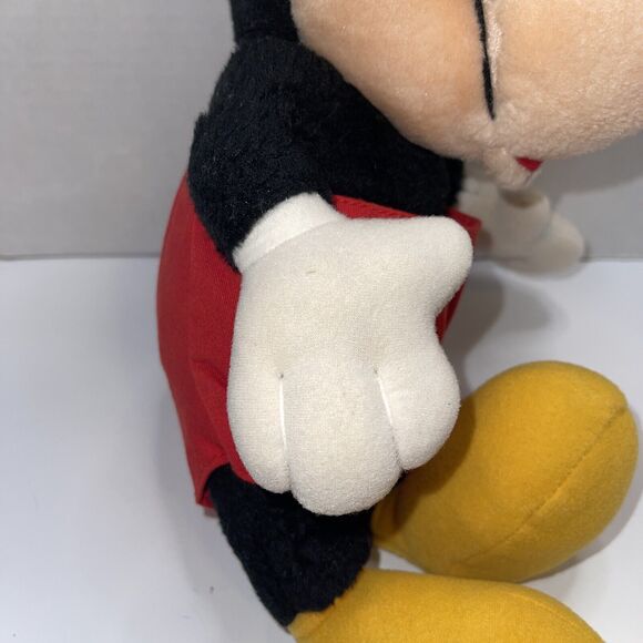 Vintage Disney Mickey Mouse Red Pants Plush 15" Playskool 70130 Stuffed Toy - Picture 5 of 12